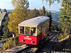 Güterbühne mit Personenwagen der Oberweissbacher Bergbahn