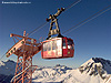 In der Abendsonne, ein Wagen der Trittkopf-Seilbahn