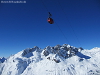 Elegant und dynamisch, Fahrt der Trittkopf-Seilbahn "rote Lady"