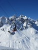 Die Trittkopfbahn vor Bergmassiv