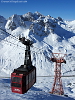 Klassische Ansicht von Wagen 1, Einfahrt Bergstation Trittkopf