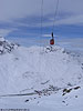 Trittkopfbahn mit Seekopf, Madlochjoch und Blick zum Ort Zürs im Tal