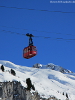 Wagen 2 zwischen Talstation und Stütze Nr. 1, Trittkopfbahn Zürs Österreich Arlberg 