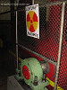 Tafel Radioaktiv im Maschinenraum der Trittkopfbahn